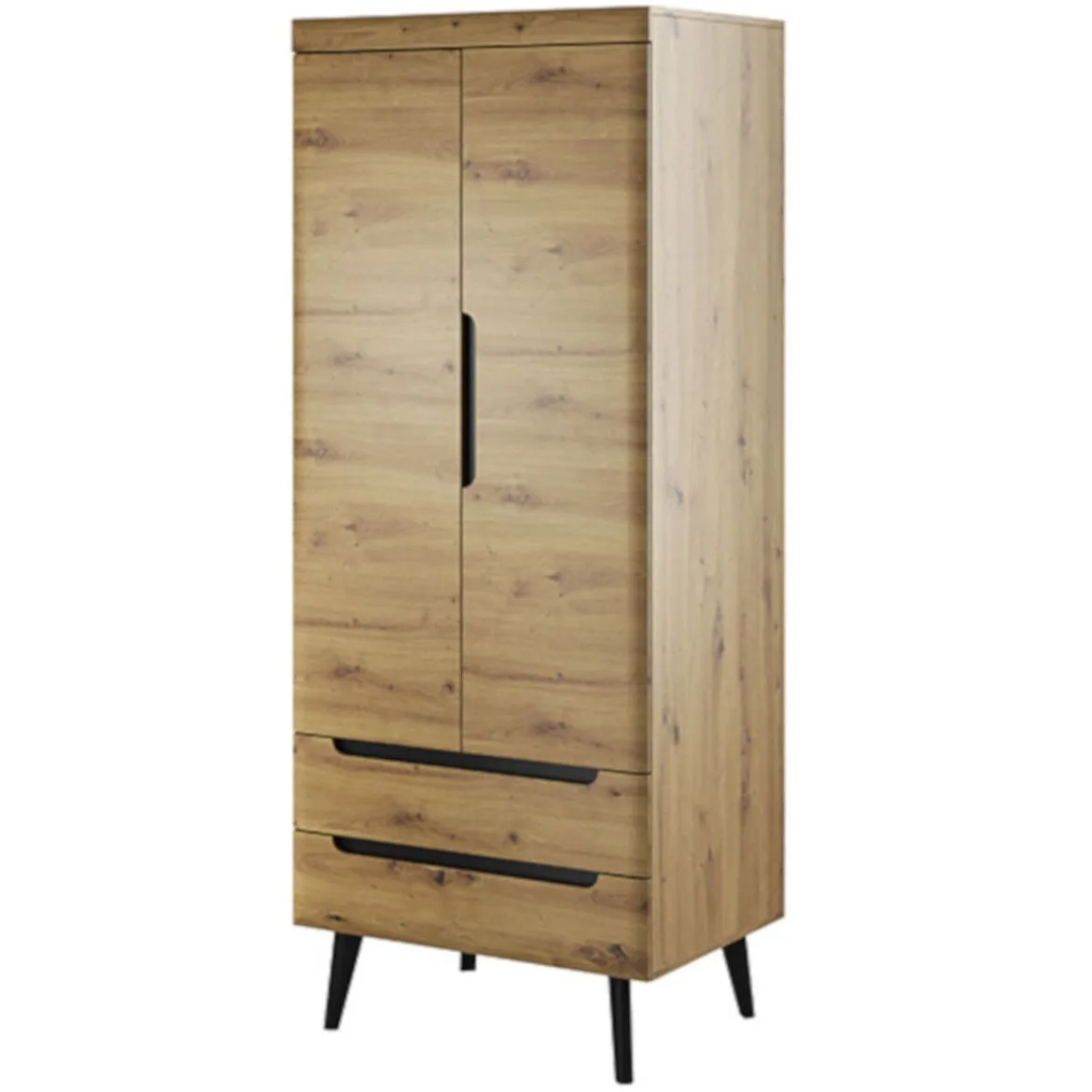 Nordi Hinged Wardrobe 80cm