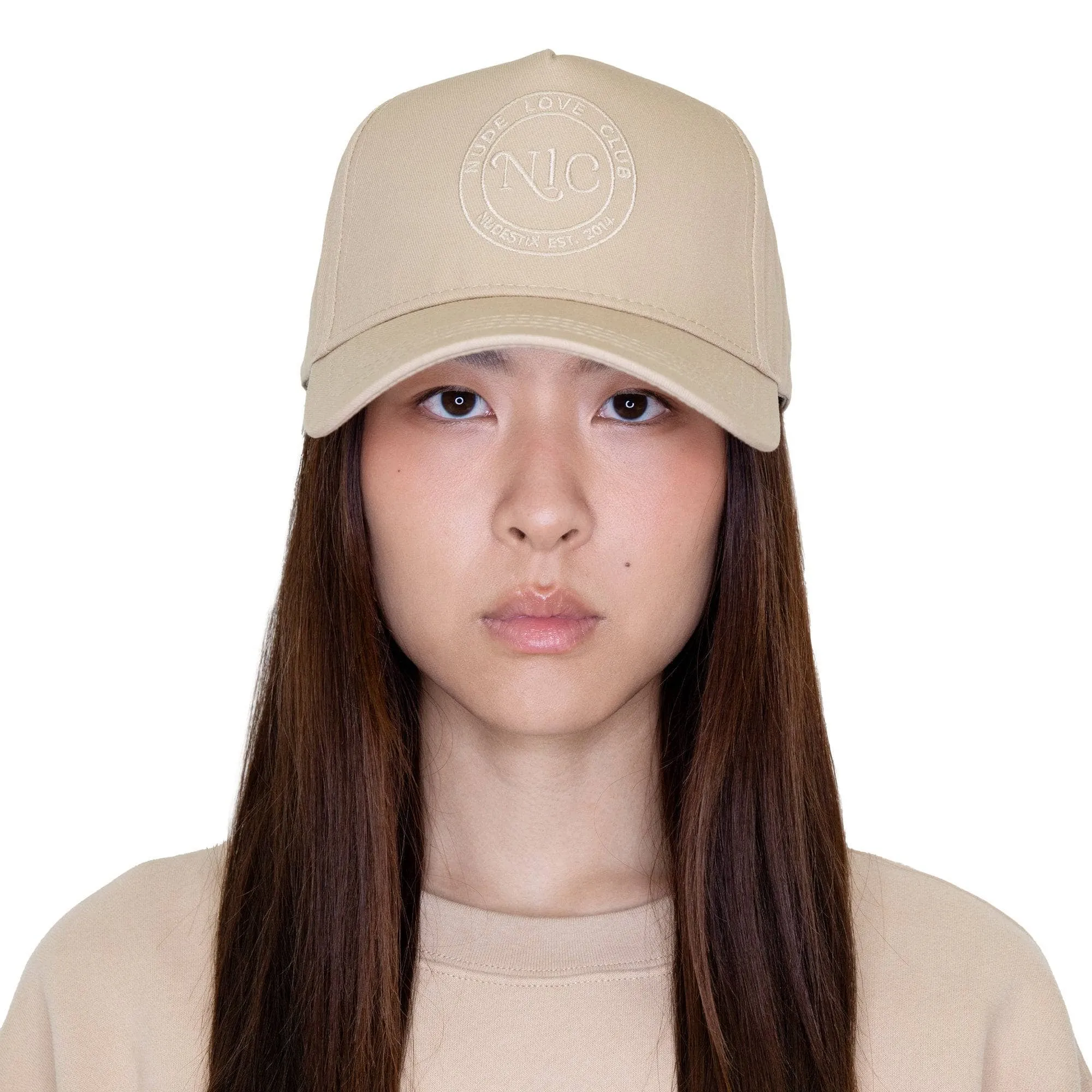 NUDE LOVE CLUB EMBLEM TRUCKER HAT