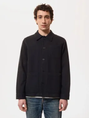 NUDIE JEANS - Barney Worker Jacket - Black