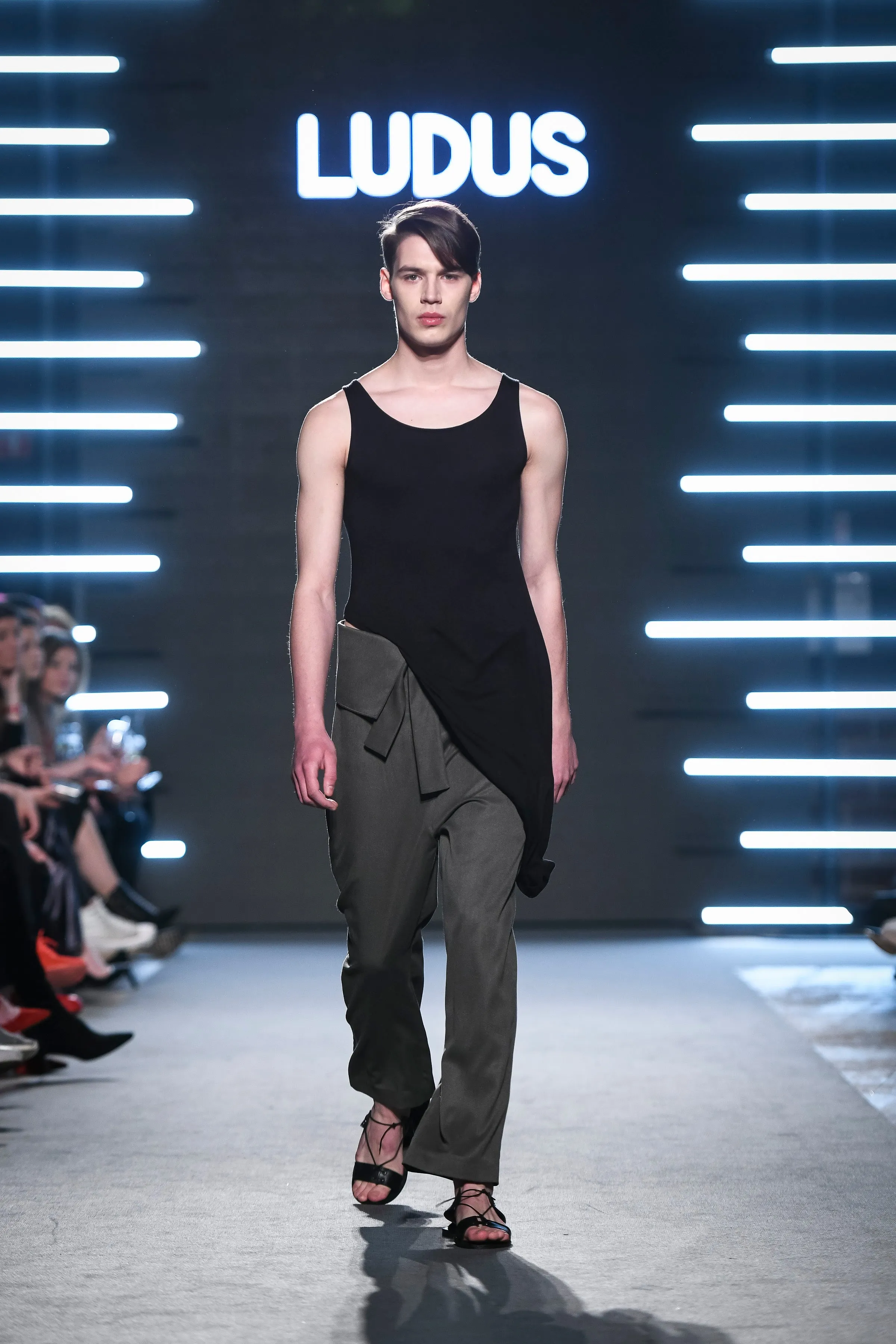 Olive Cotton Trousers