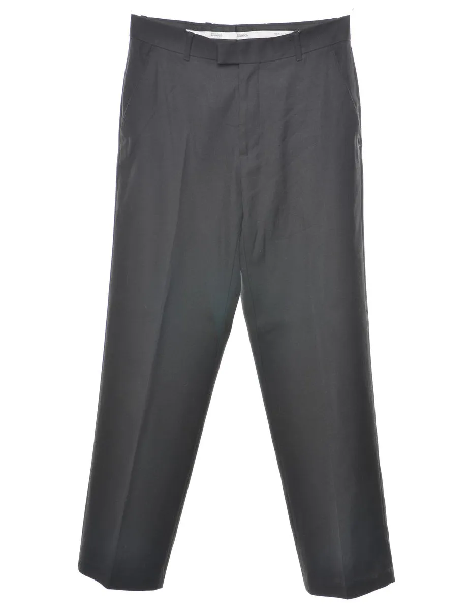 Perry Ellis Black Classic Suit Trousers - W30 L29