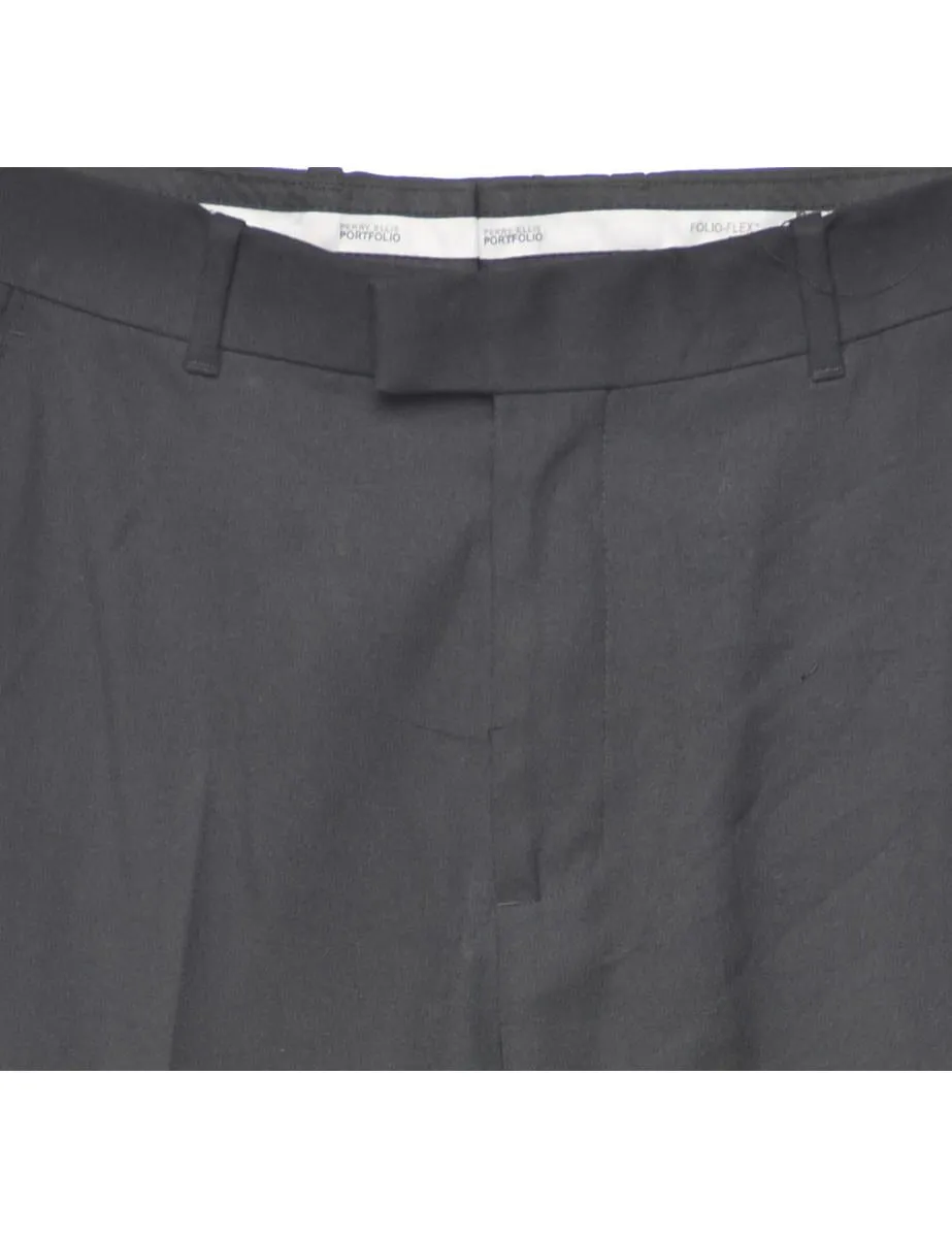 Perry Ellis Black Classic Suit Trousers - W30 L29