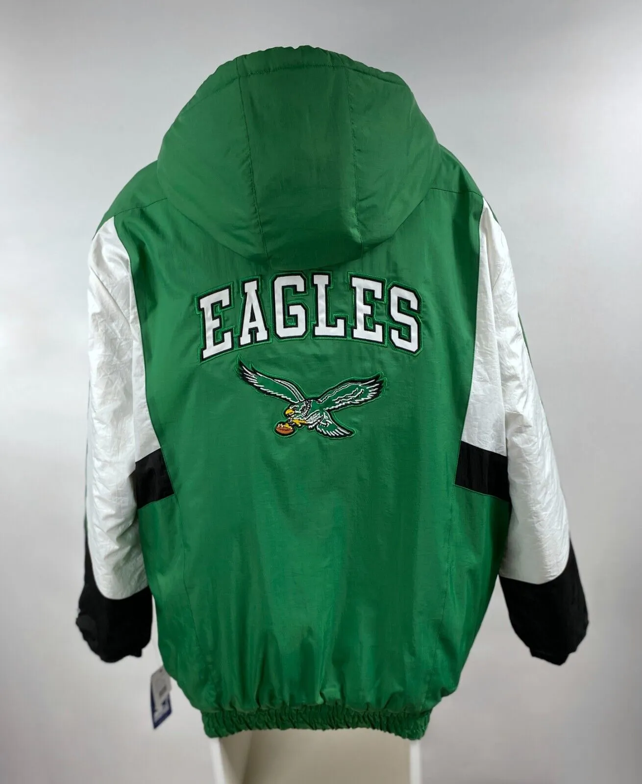 PHILADELPHIA EAGLES Starter Hooded "Pro Line" Jacket GREEN/BLACK