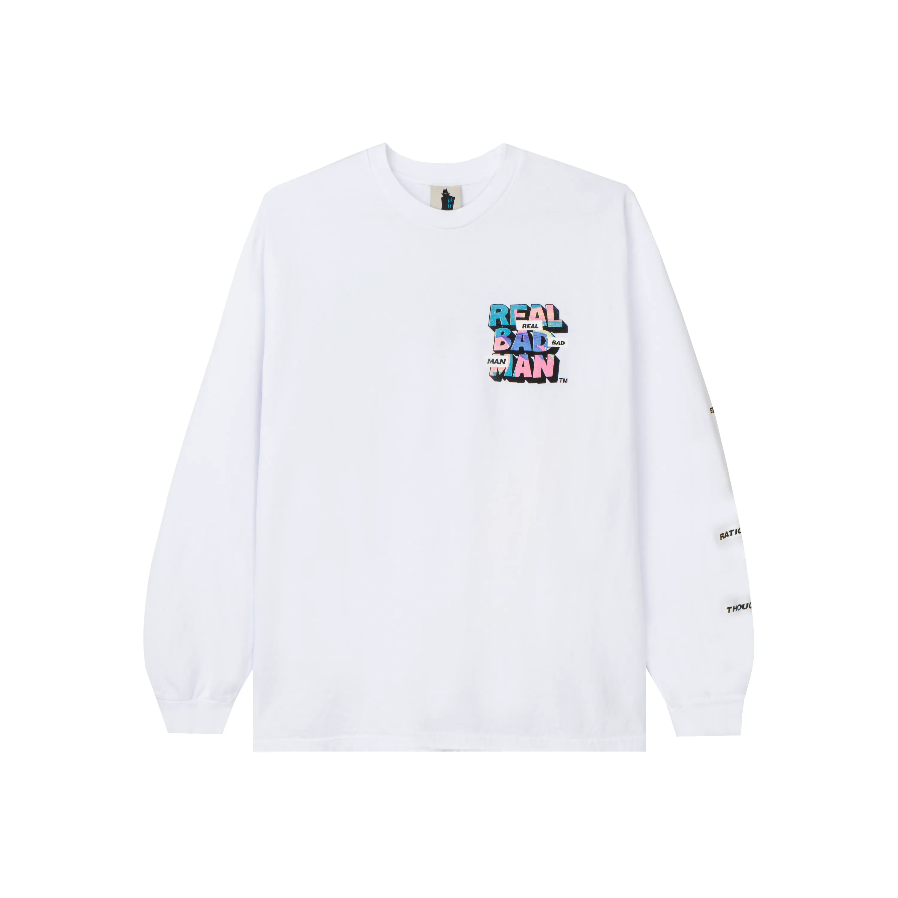 Piano Man L/S Tee, White