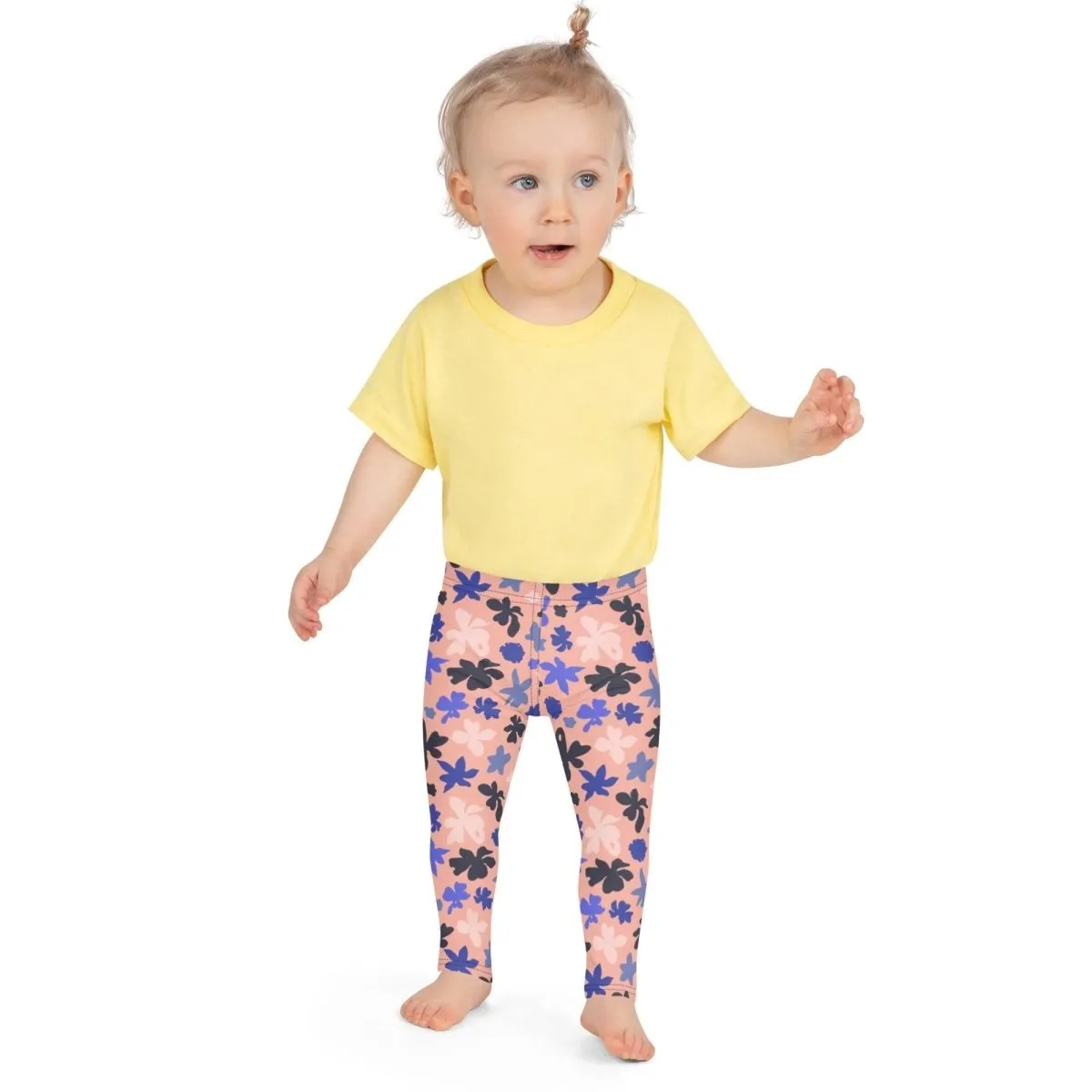 Pink Floral Kid's Leggings