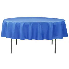 Polyester 90" Round Tablecloth - Royal Blue