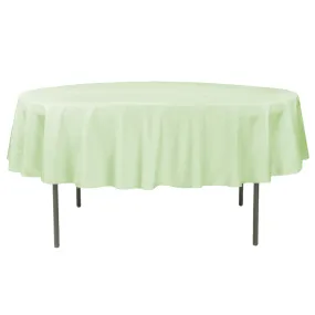 Polyester 90" Round Tablecloth - Sage Green