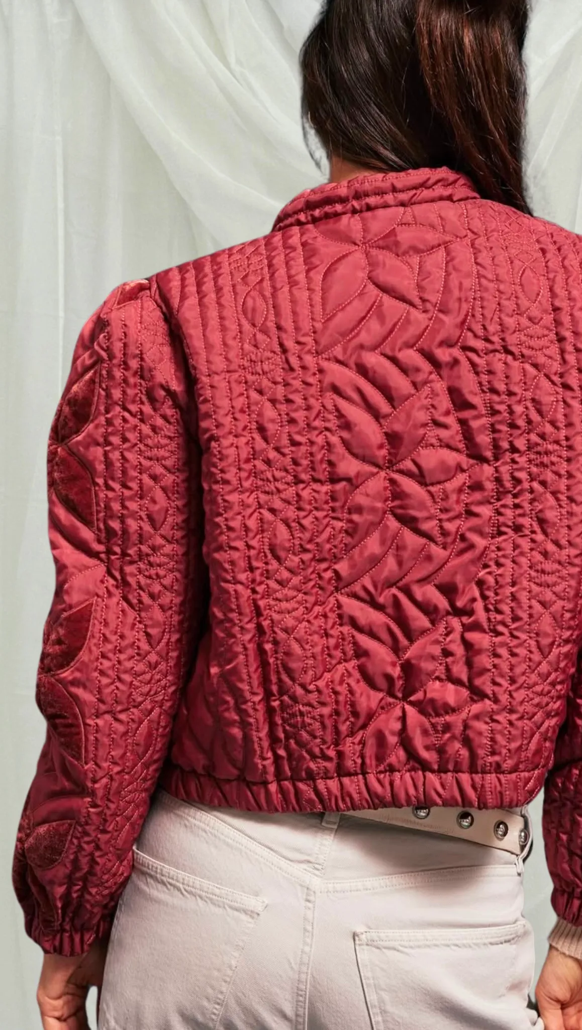 Quinn Quilted Jacket - Marsala