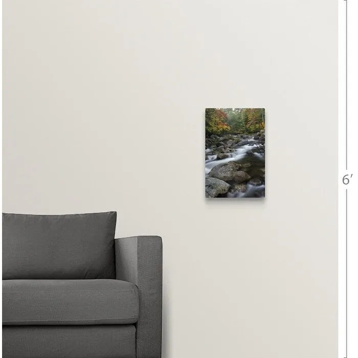 "Johns Brook in the Adirondacks in autumn, Keene Valley, New York" Canvas Wall Art