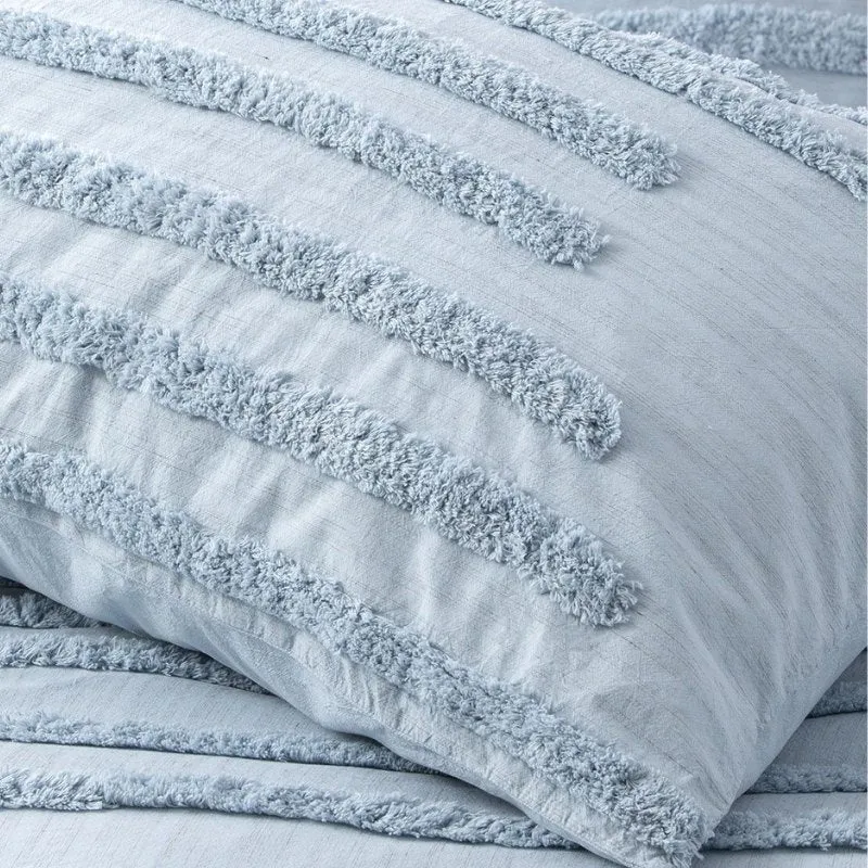 Renee Taylor Classic Cotton Blue Quilt Cover Set