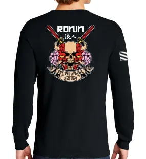 Ronin Long Sleeve 50-50 Blend Unisex Shirt. This shirt IS approved for PT