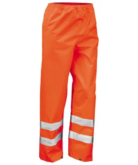 Safety high-viz trousers | Fluorescent Orange