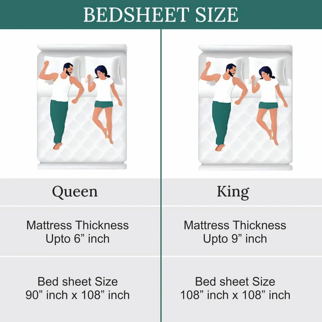 Seevo 400 TC Satin Flat Bedsheet for Queen/Double Size Bed, Soft, Comfortable, Protects Hair & Skin, Set of 1-90 inch x 108 inch with 2 Pillow Covers(Beige)