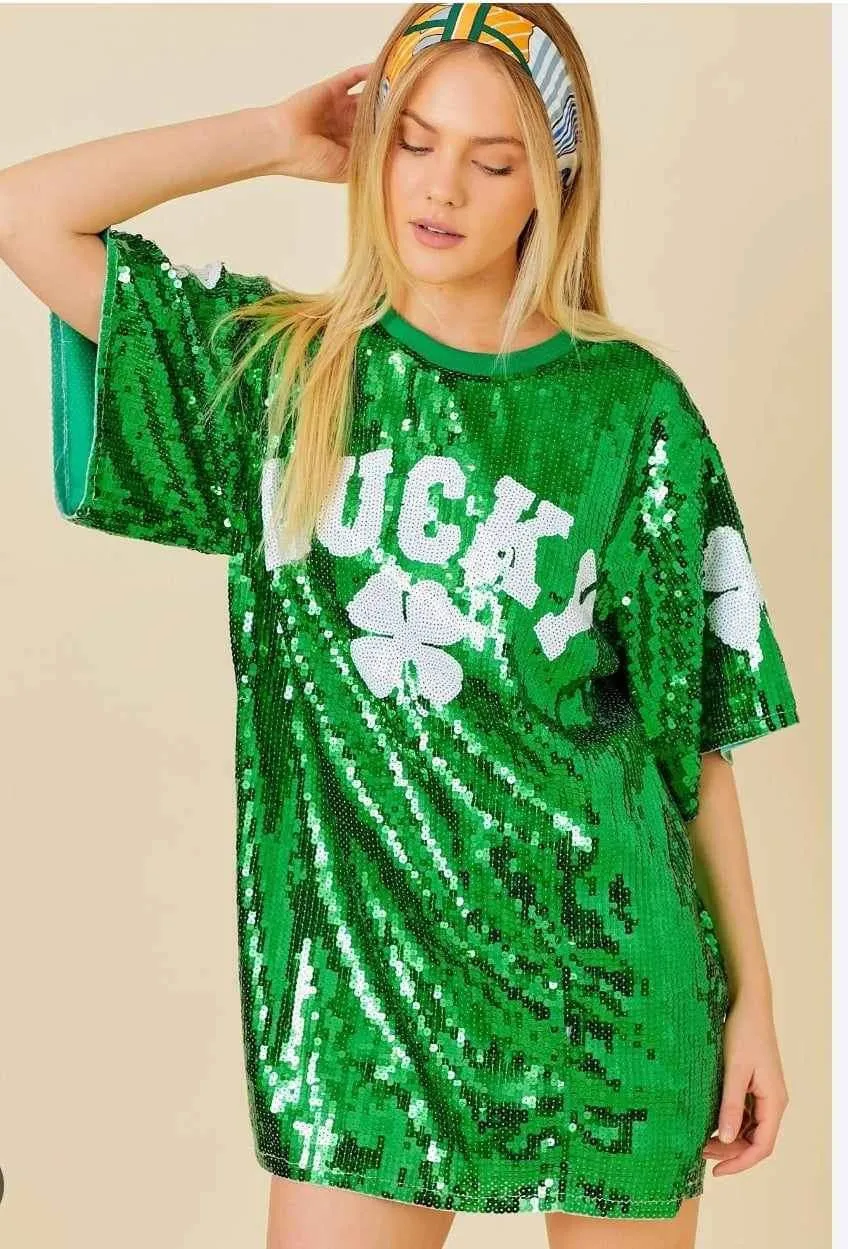 Sequin Lucky Tunic Shirt