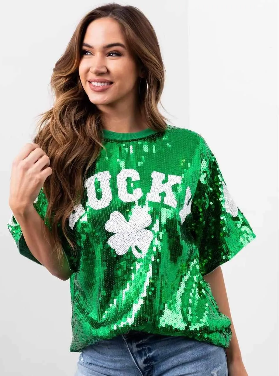 Sequin Lucky Tunic Shirt