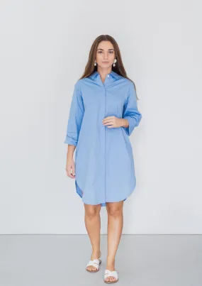 SHIRT DRESS Skyblue