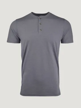 Slate Short Sleeve Henley