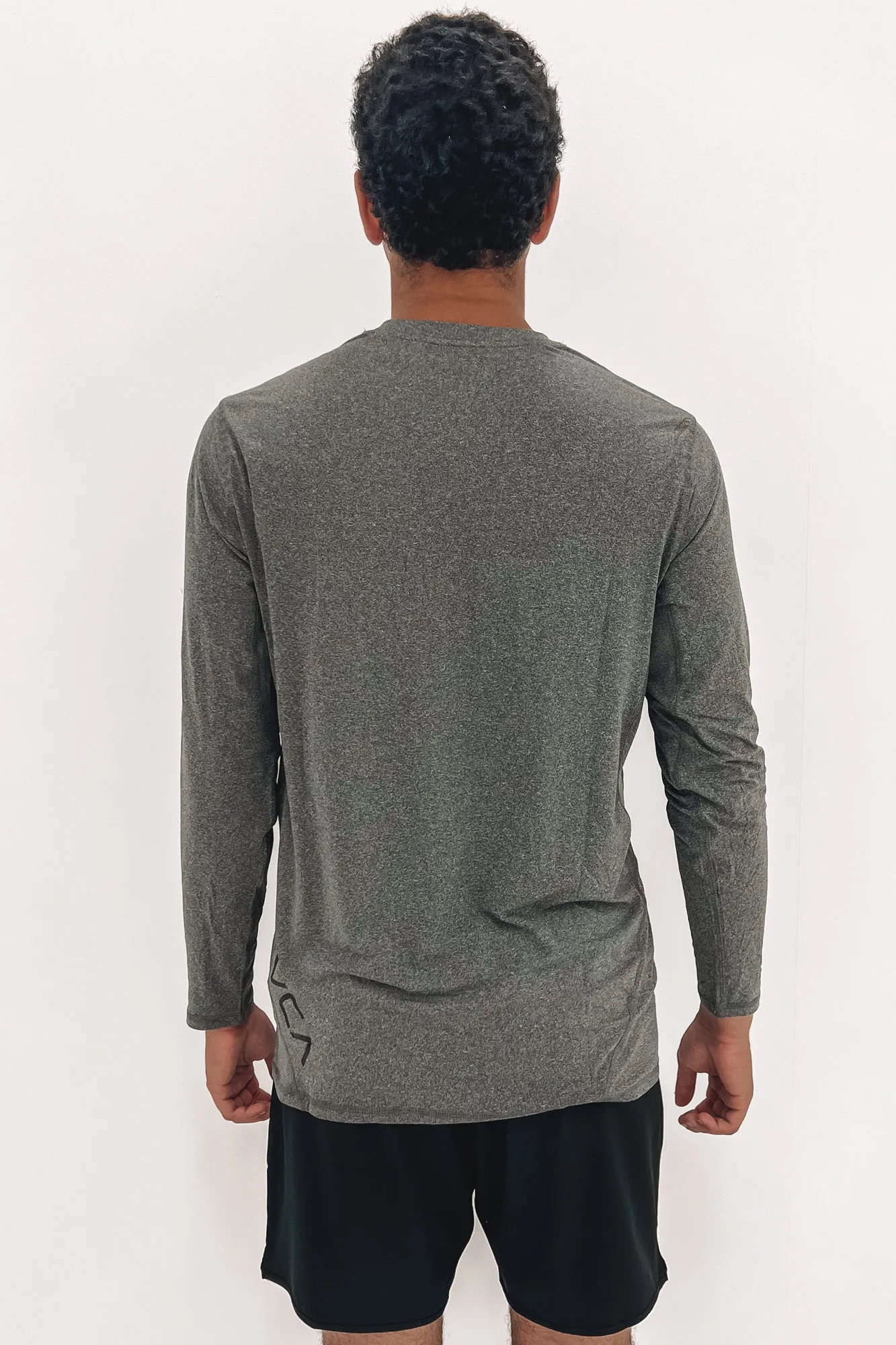 Sport Vent Long Sleeve Tee Charcoal Heather