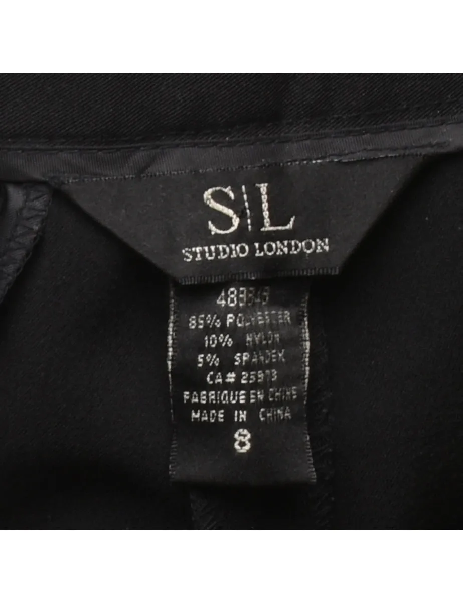 Studio London Black Trousers - W28 L33