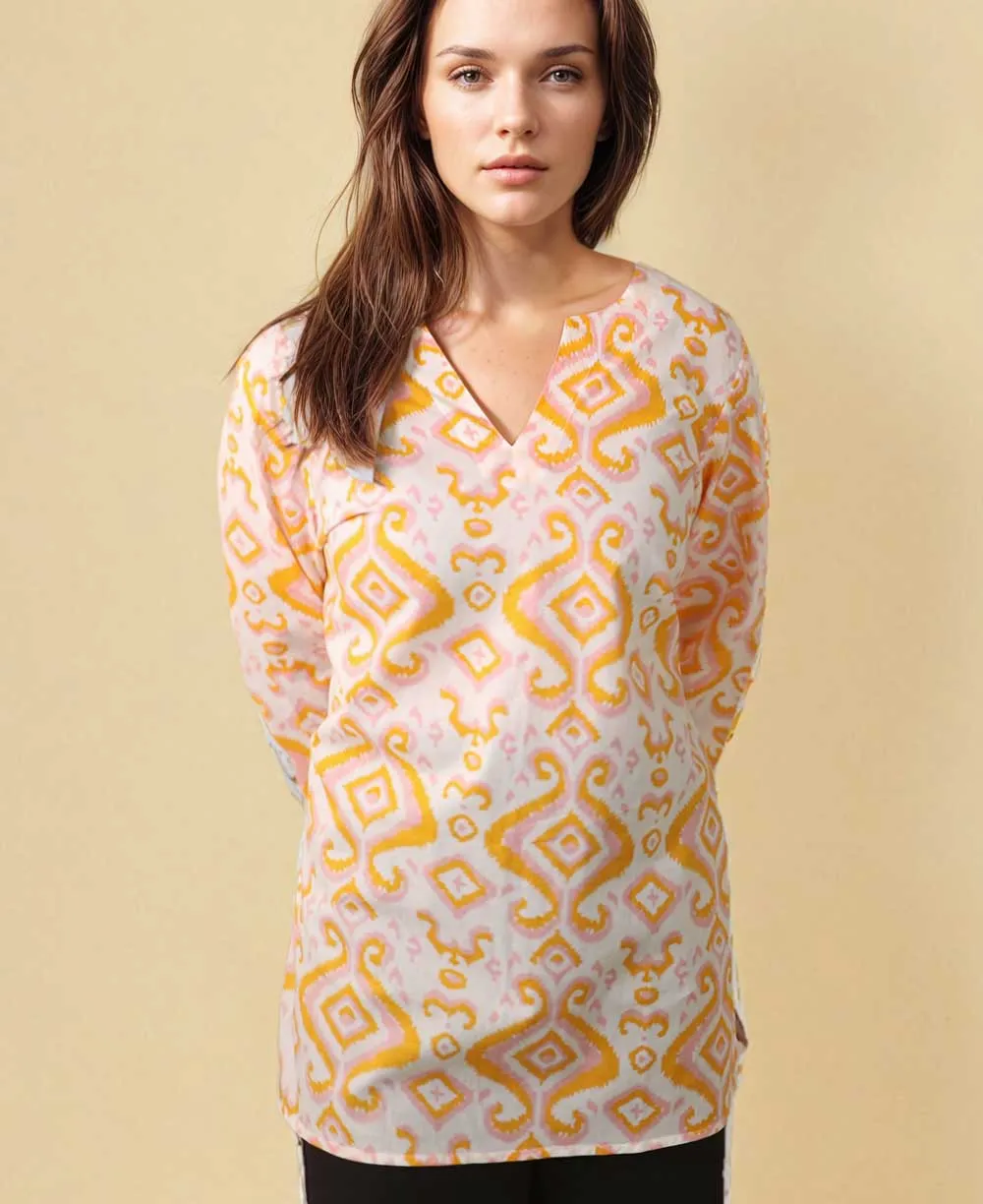 Sunshine Lightweight Cotton Tunic Top