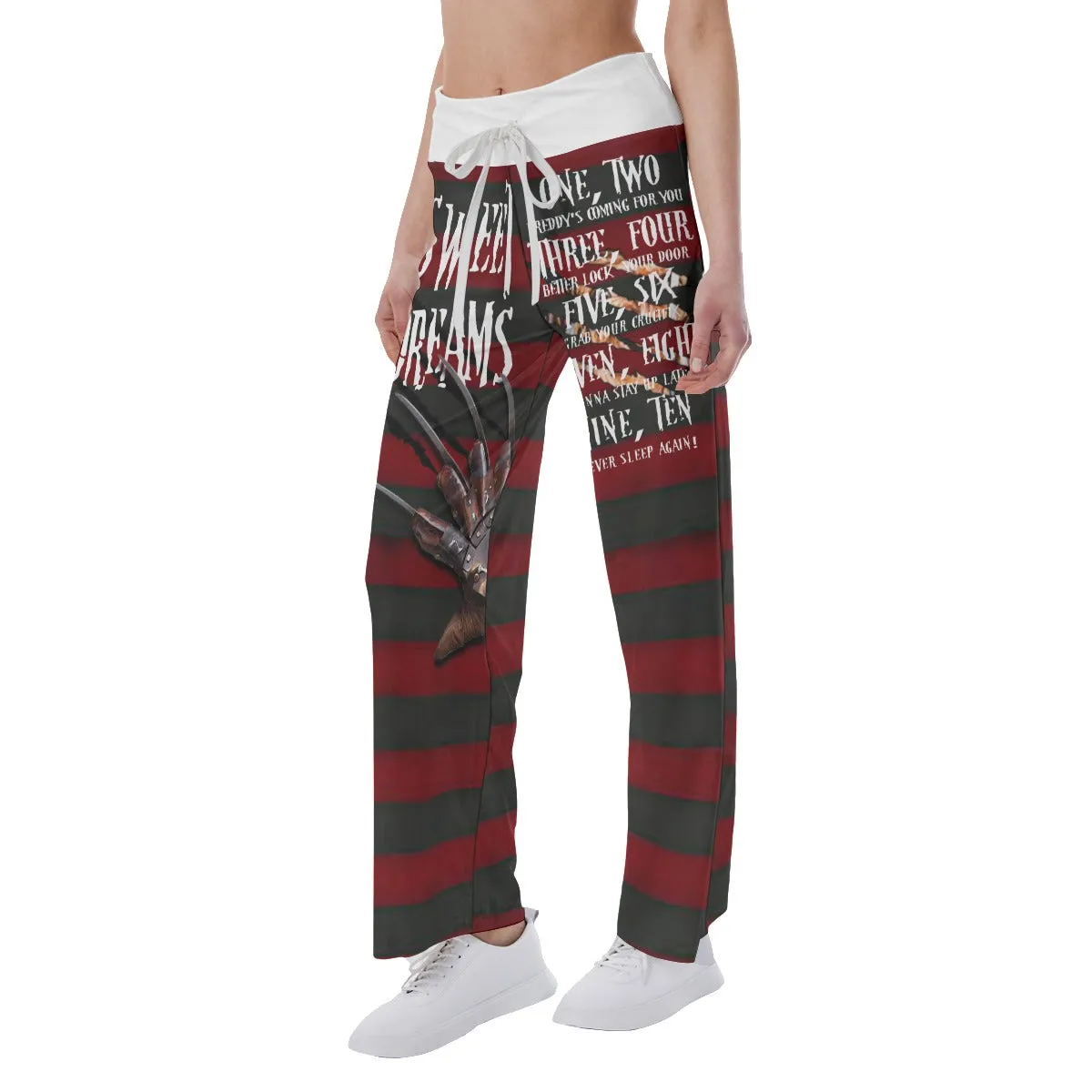 Sweet Halloween Horror Women's High-waisted Wide Leg Pants