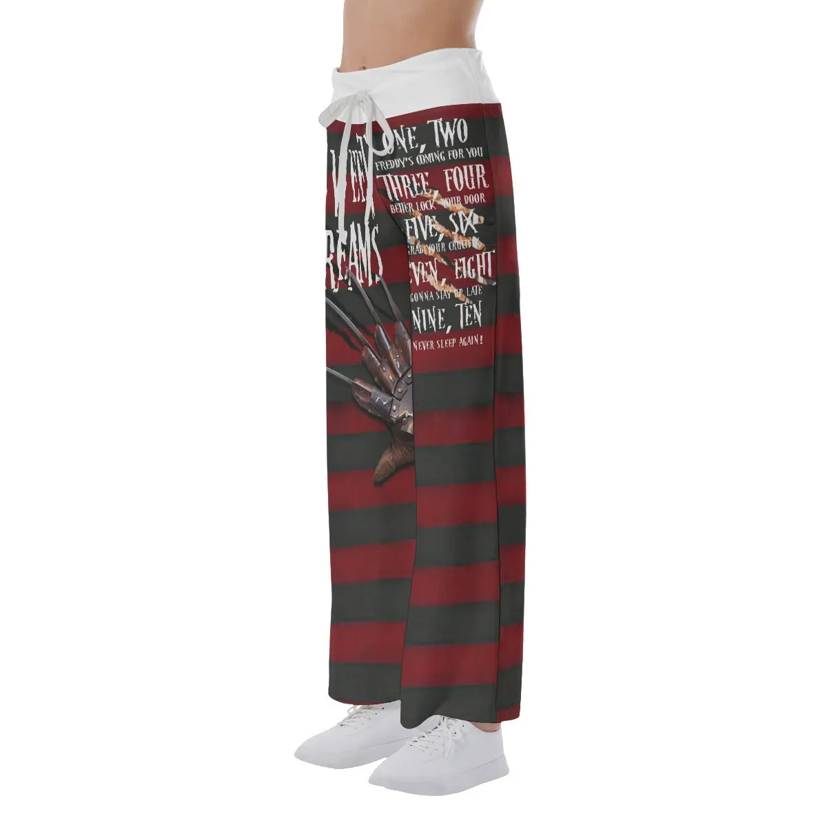 Sweet Halloween Horror Women's High-waisted Wide Leg Pants