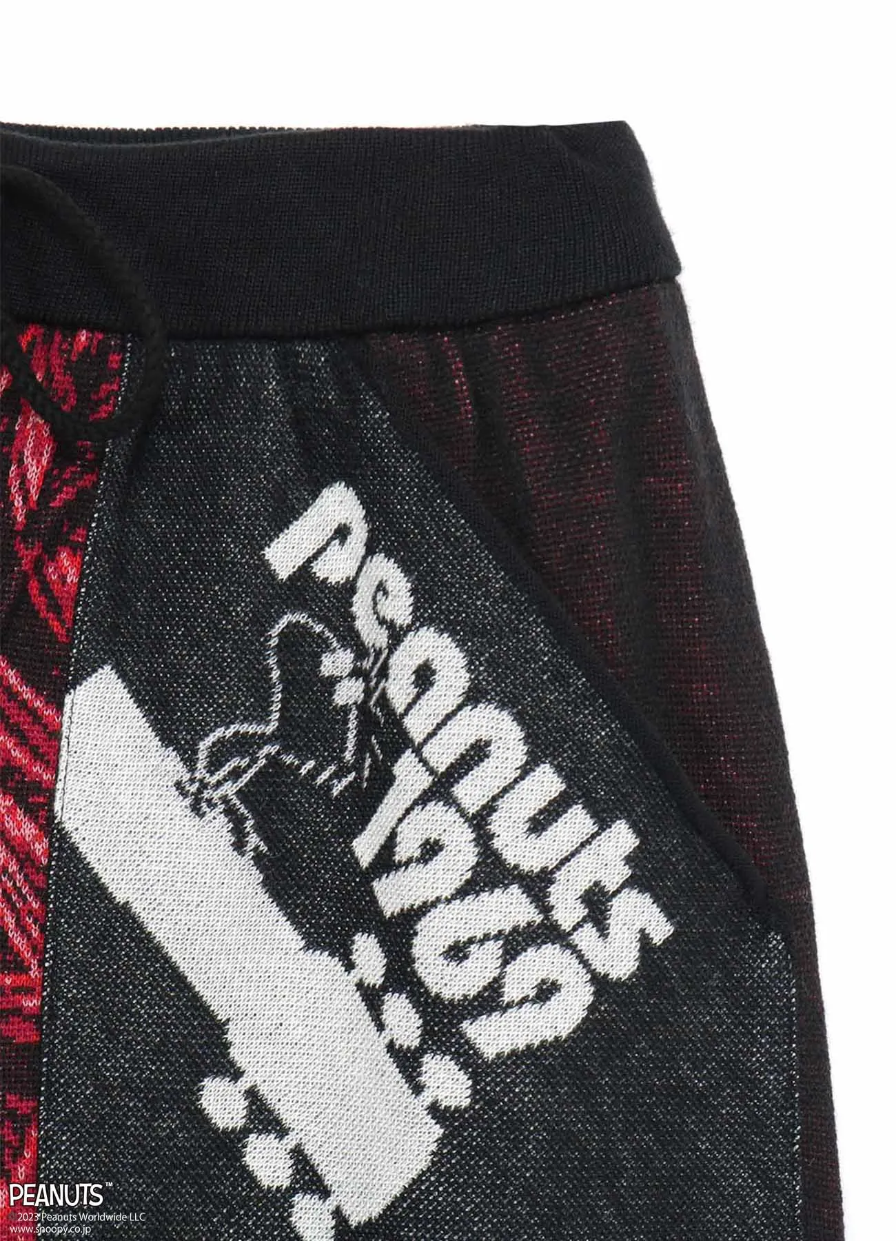 S'YTE x PEANUTS -OMNIBUS ILLUSTRATION-HAMEAUZE JACQUARD CULOTTE PANTS