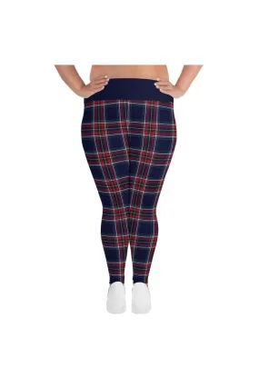 Tartan Plus Size Leggings