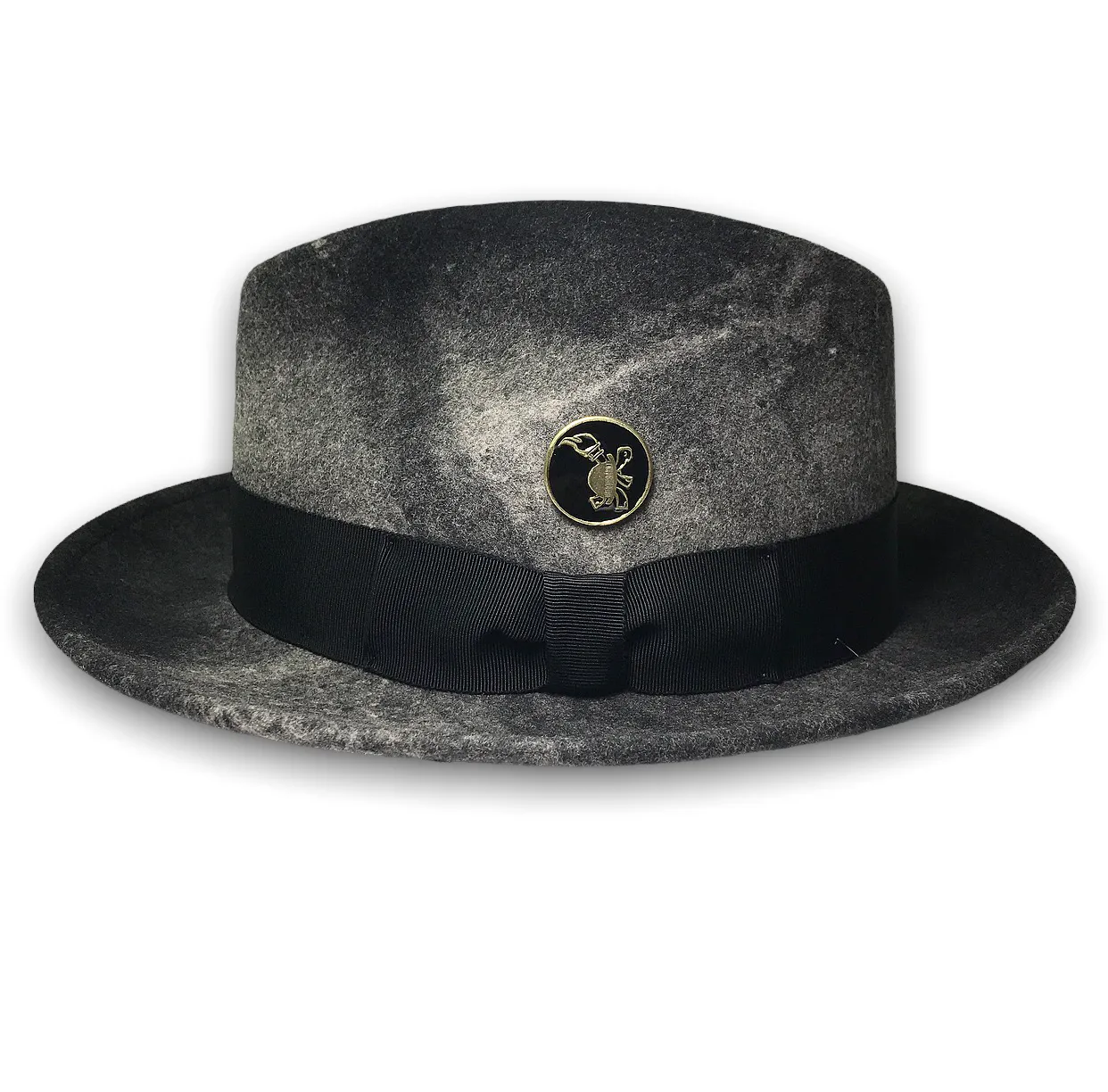 the FLAMEKEEPERS HAT CLUB BRIQUETTE BLK/BLK FEDORA