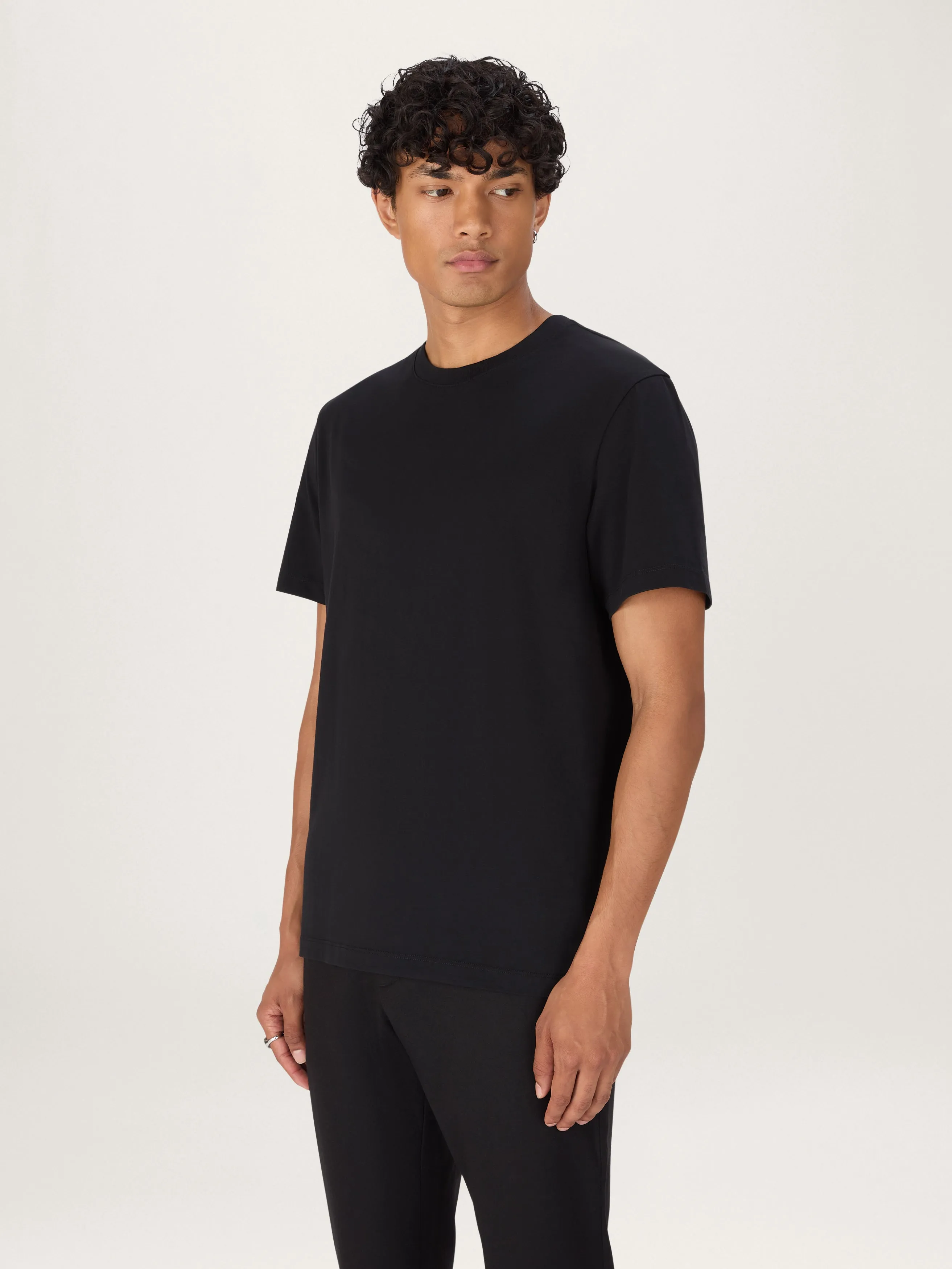 The Heavyweight Tee || Black | Organic Cotton