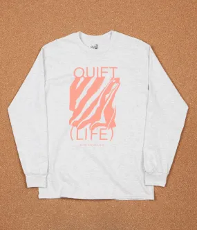 The Quiet Life Smear Long Sleeve T-Shirt - Ash