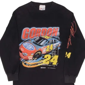 VINTAGE NASCAR JEFF GORDON DUPONT LONG SLEEVE TEE SHIRT 2001 SIZE LARGE