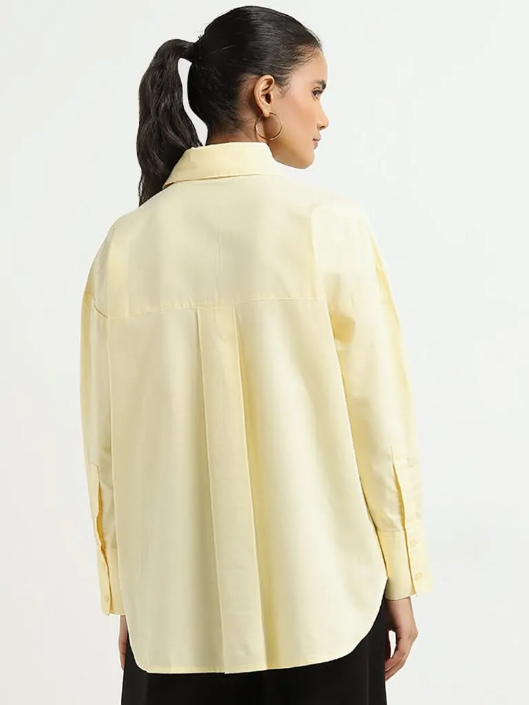 Wardrobe Yellow Solid Shirt