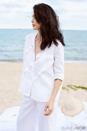 White Linen Shirt