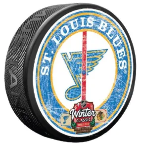 WINTER CLASSIC 2024 BLUES CENTER ICE LOGO