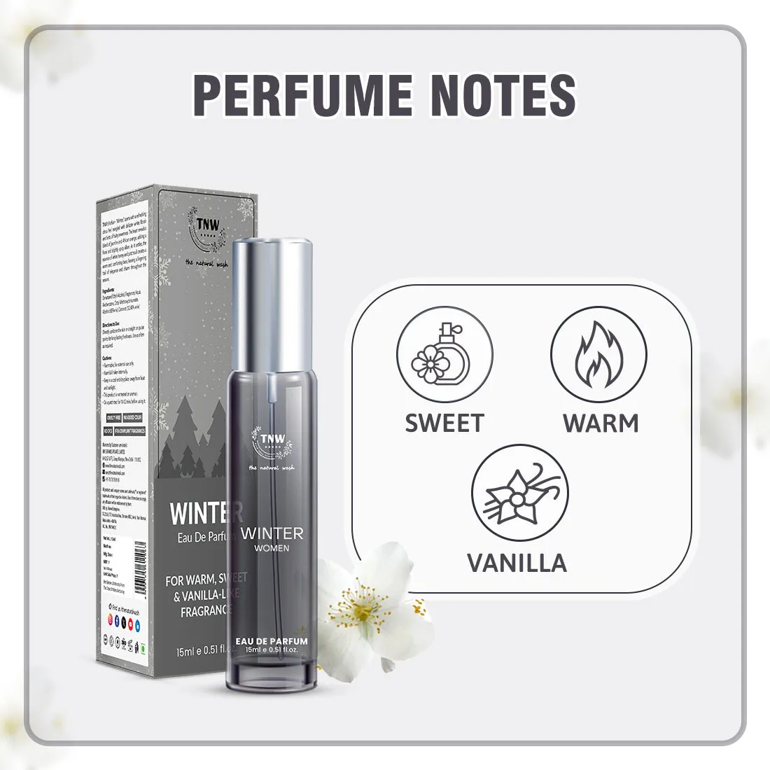 Winter Eau De Parfum for a Warm, Sweet, & Vanilla-Like Fragrance @ 1