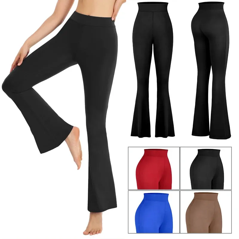 Women High Waist Push Up Leggings Fitness Flare Leggins Workout Legging For Women Casual Jeggings Slimming Sport Pants