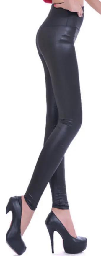 Women's High Waist Polyester Leggings