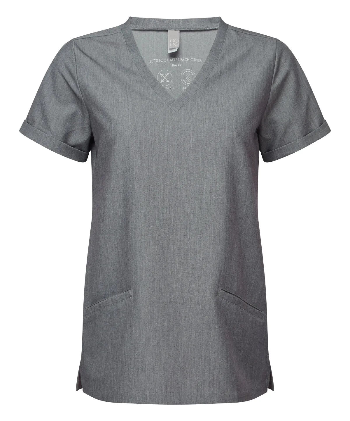 Womens Invincible Onna-stretch tunic | Dynamo Grey