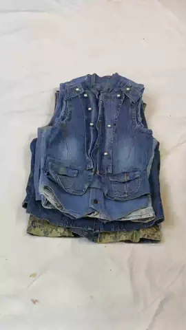 Y2K Sexy Women’s Denim Waistcoat – Bold, Retro, and Trendy(9-079)